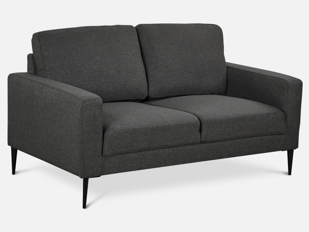 Toronto 3 Piece Sofa Set - Dark Grey - Image 6