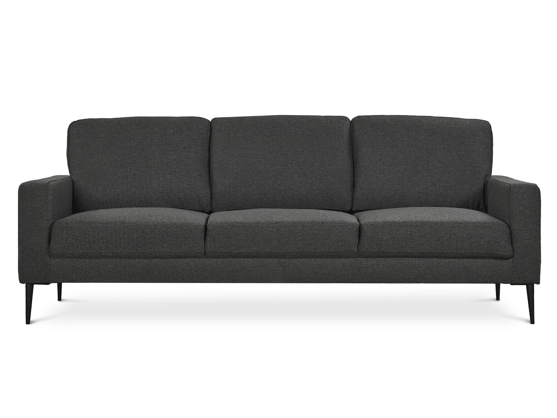 Toronto 3 Seater Sofa - Dark Grey - Image 6