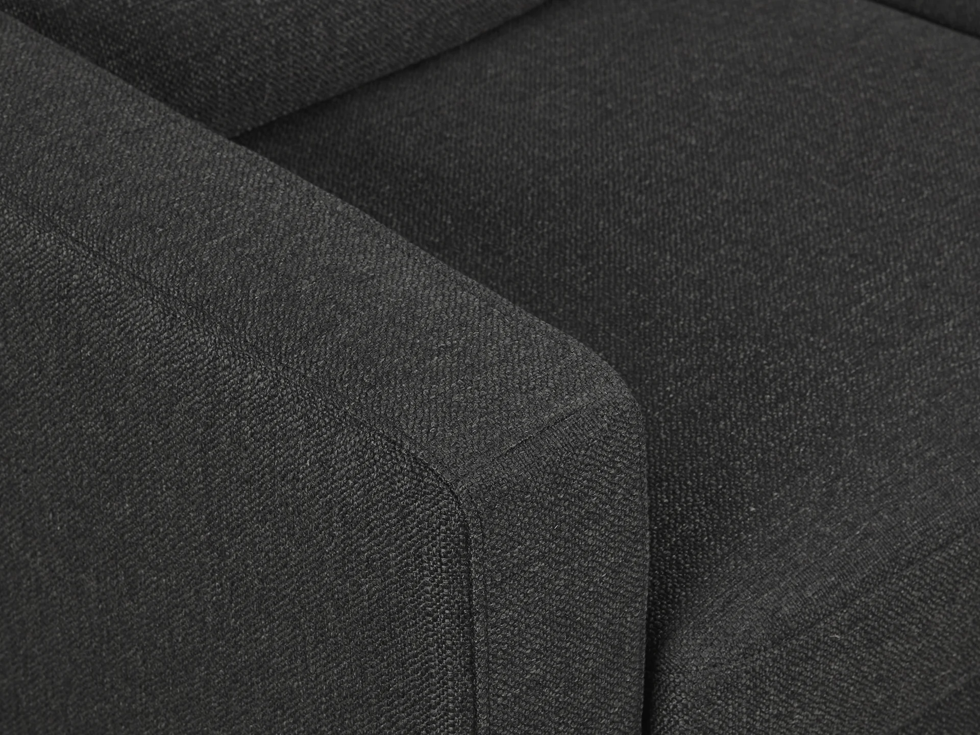 Toronto 3 Seater Sofa - Dark Grey - Image 7