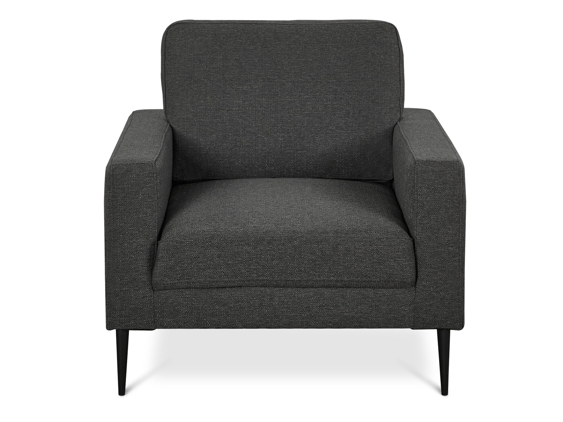Toronto Occasional Fabric Chair - Dark Grey - Image 3