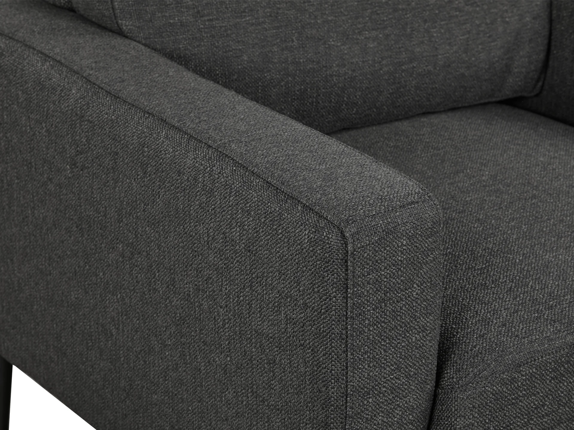 Toronto Occasional Fabric Chair - Dark Grey - Image 5