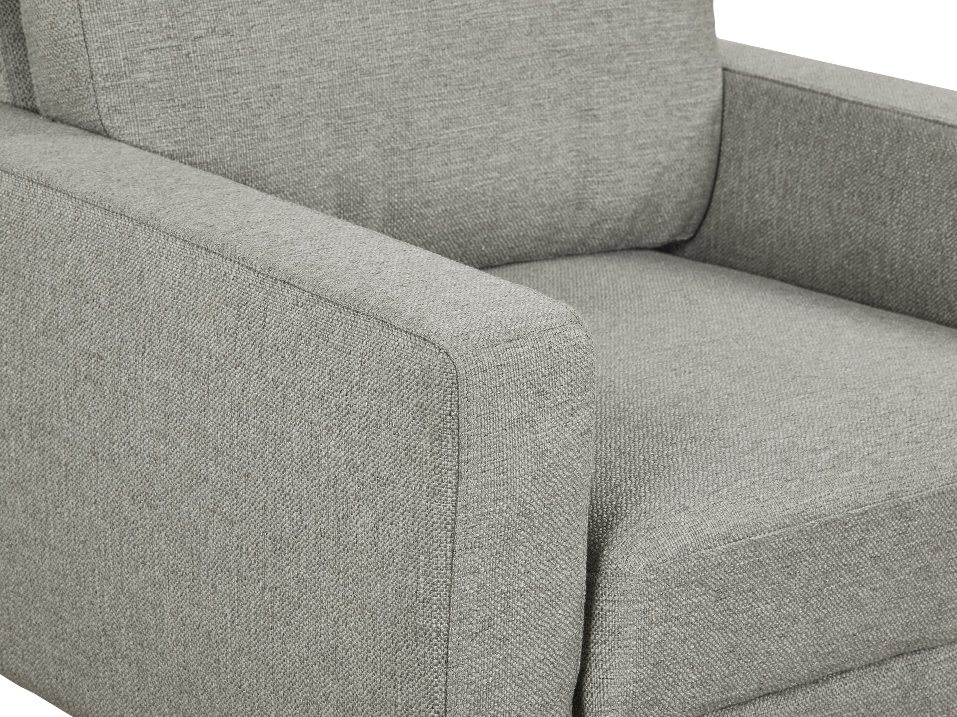 Toronto Occasional Fabric Chair - Light Grey - Image 4