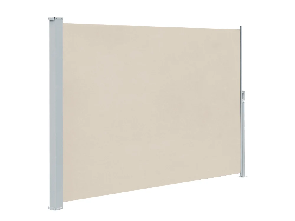 Toughout 1.8m x 3m Retractable Side Awning Screen Shade - Image 2