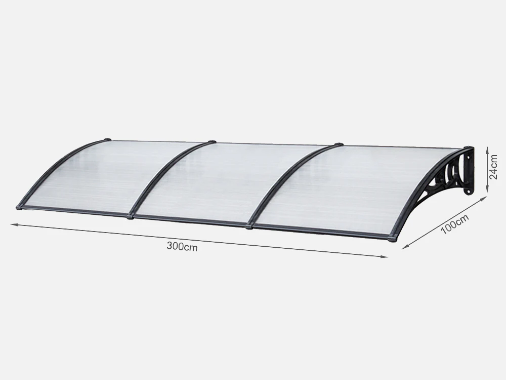 TOUGHOUT 3m x 1m Window Door Canopy Awning - Image 10