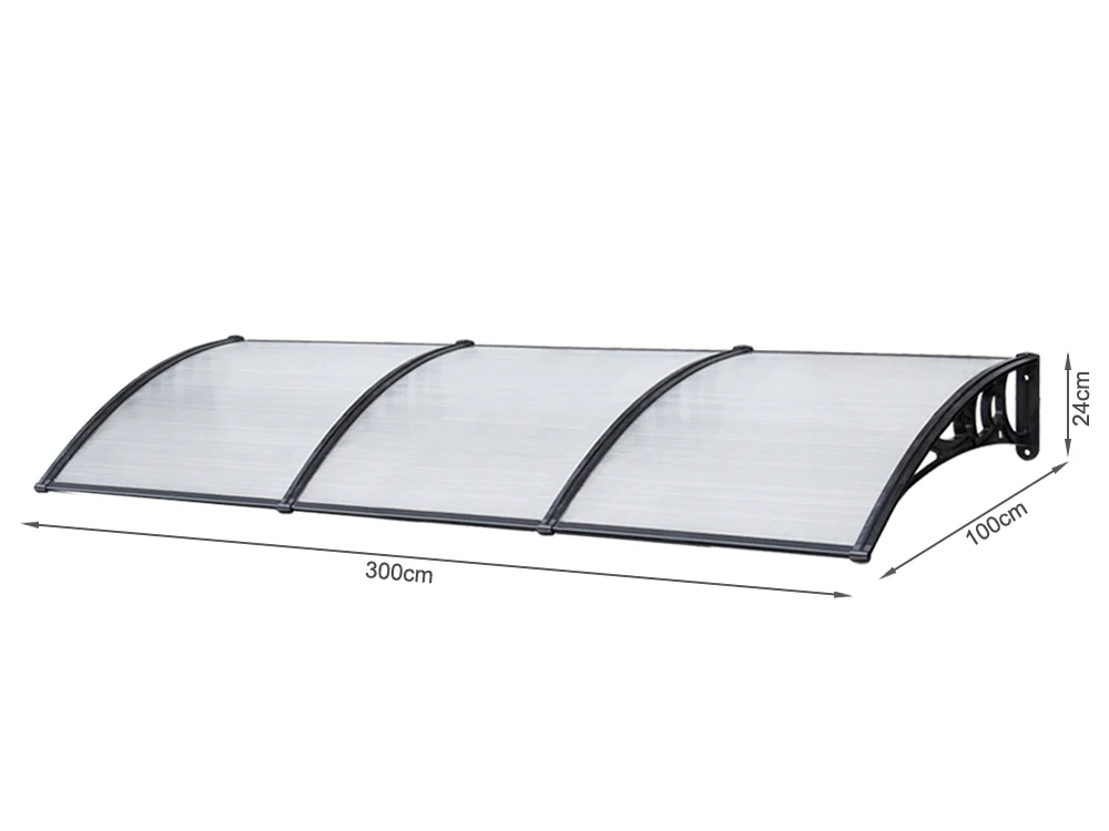 TOUGHOUT 3m x 1m Window Door Canopy Awning - Image 6