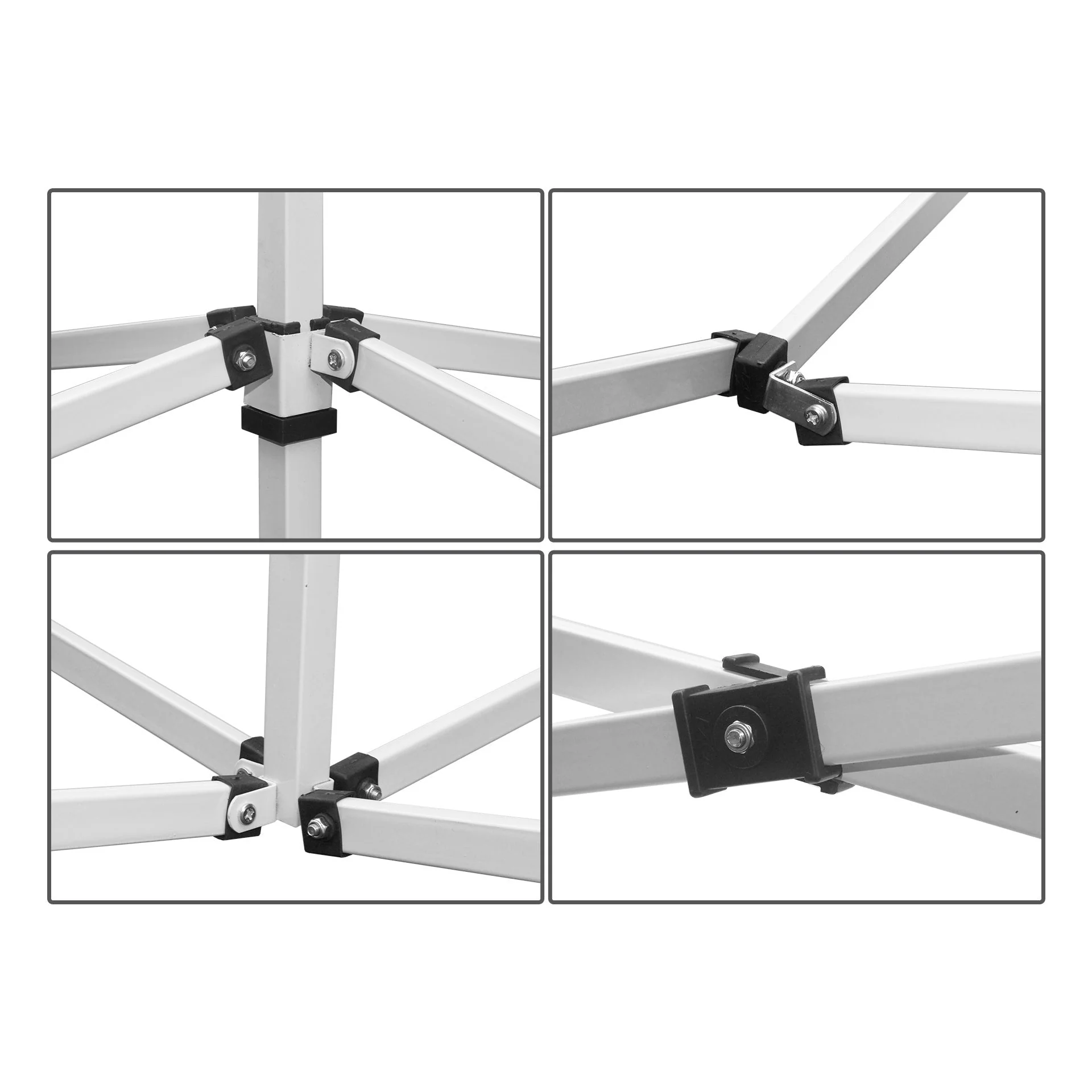 Toughout Breeze Gazebo 3 x 3m - White - Image 13