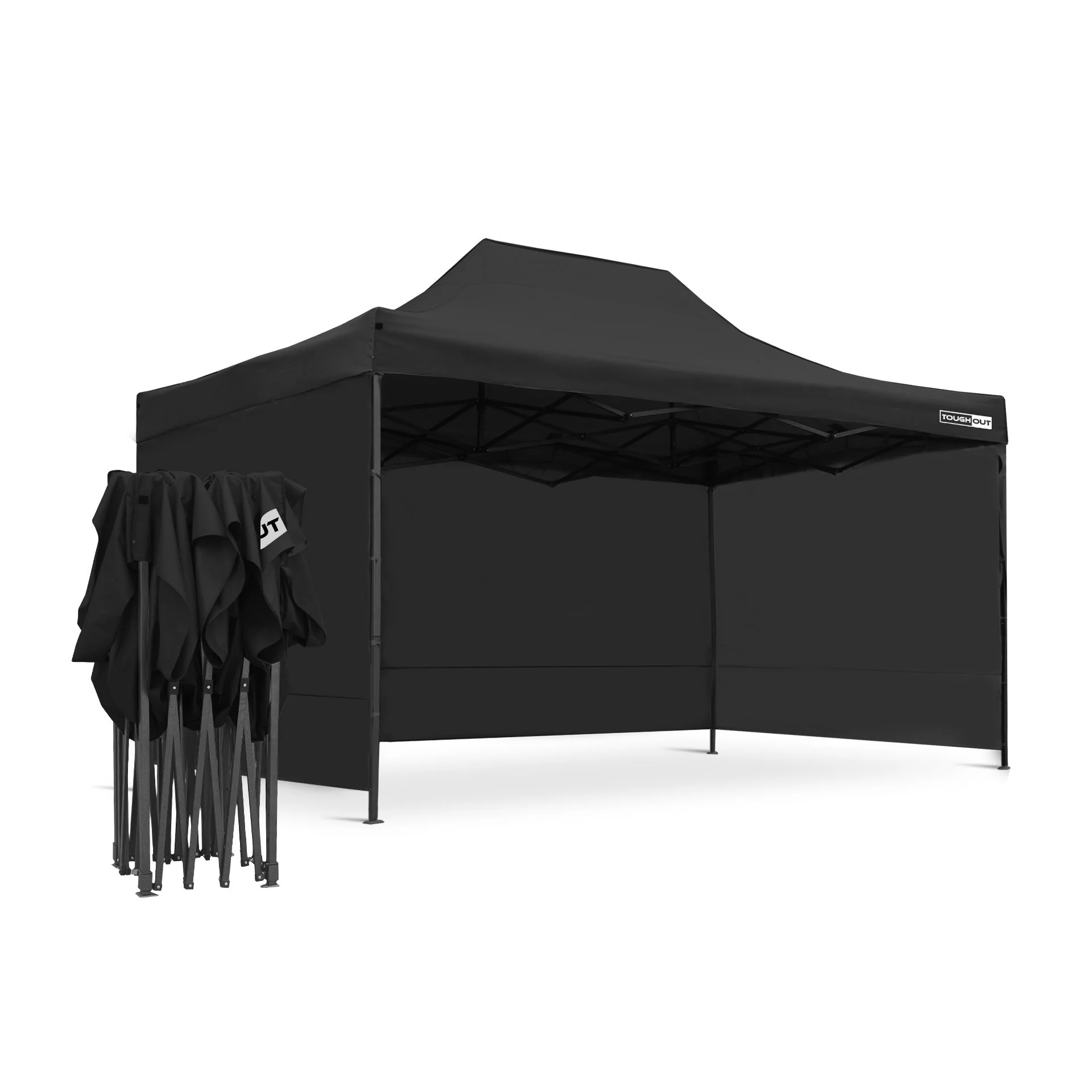 Toughout Breeze Gazebo 3 x 4.5m - Black - Image 8