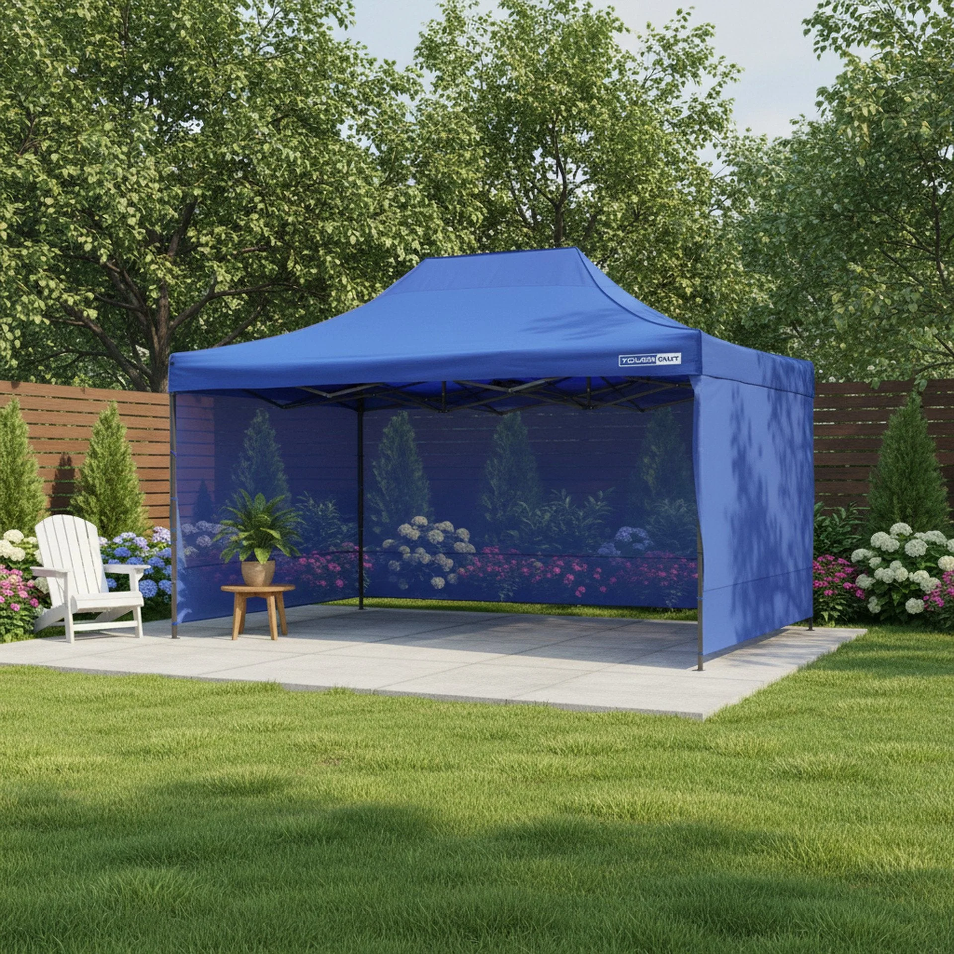 Toughout Breeze Gazebo 3 x 4.5m - Blue - Image 3
