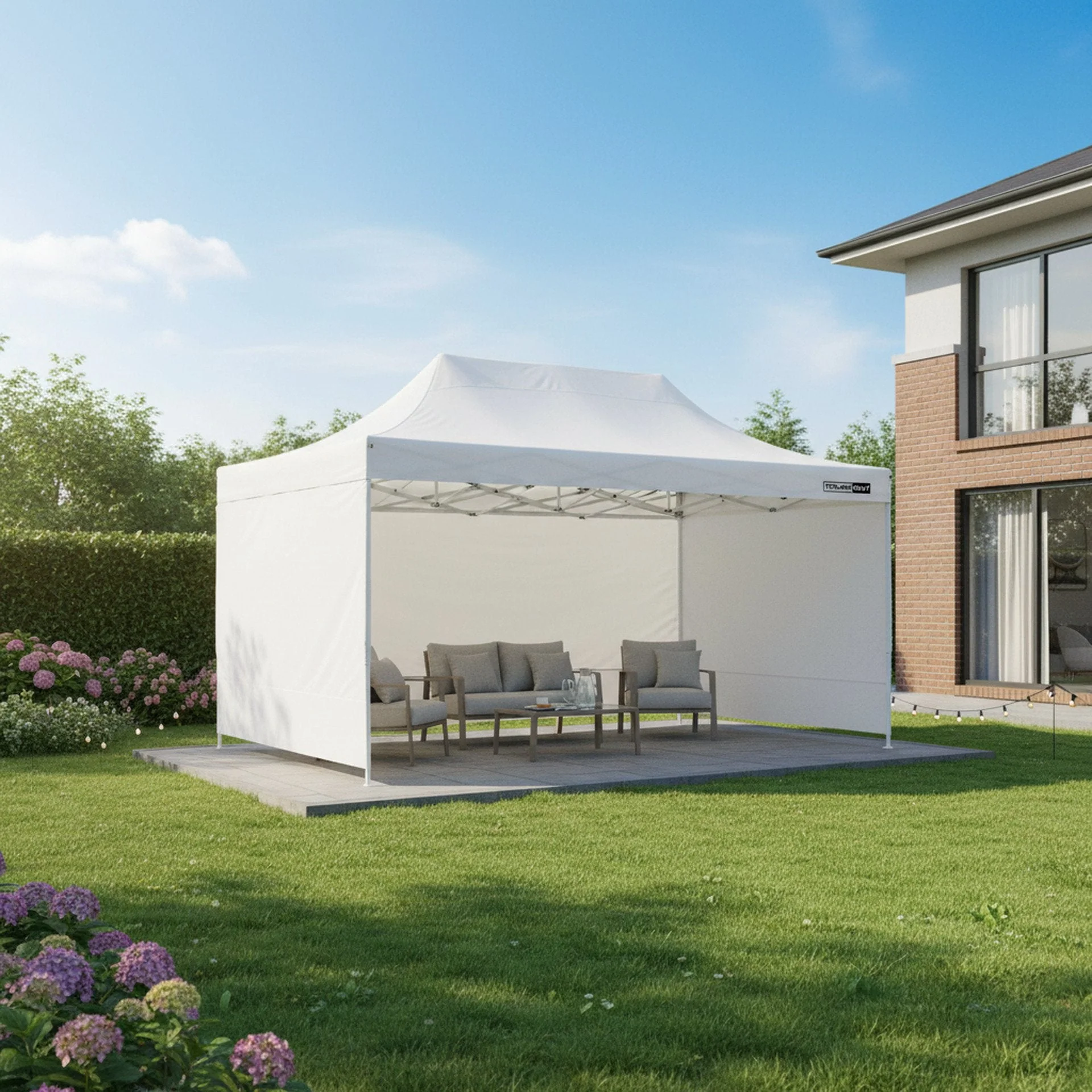 Toughout Breeze Gazebo 3 x 4.5m - White - Image 2