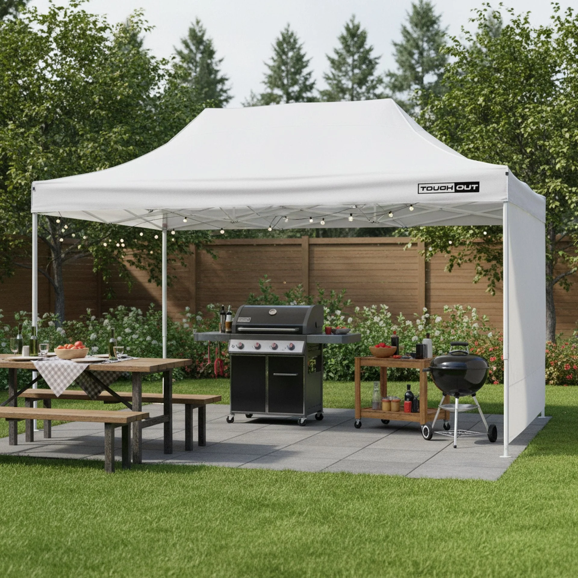 Toughout Breeze Gazebo 3 x 4.5m - White - Image 5