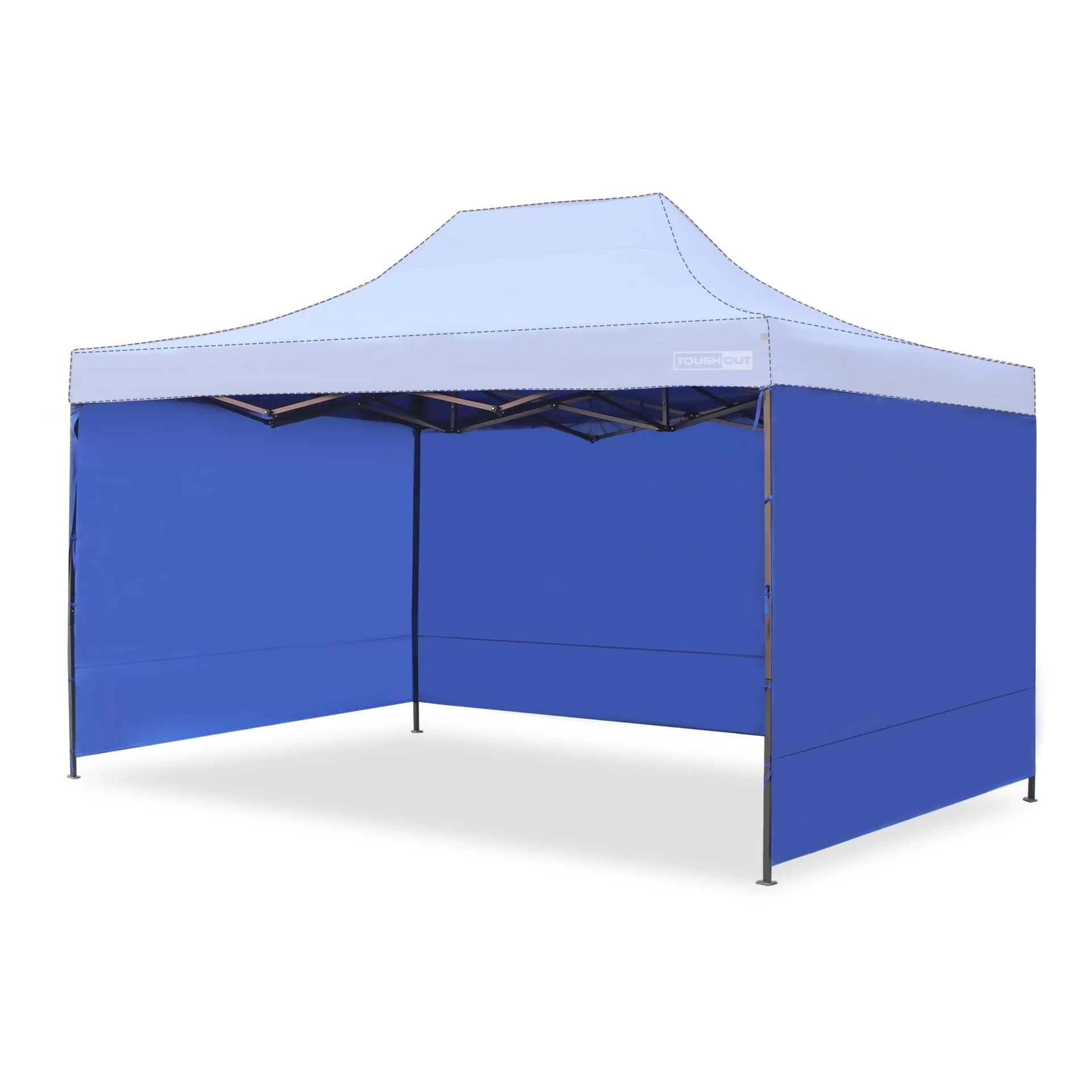 Toughout Breeze Gazebo Side Wall 3x4.5m - Blue - Image 2