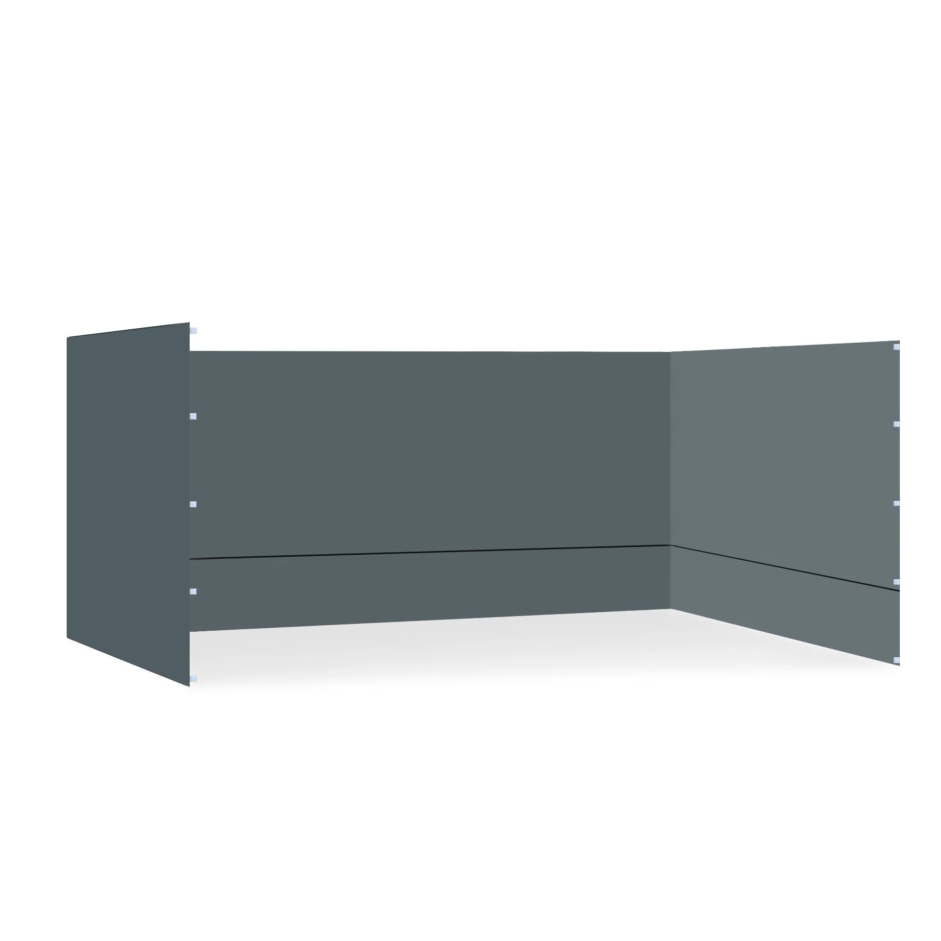 Toughout Breeze Gazebo Side Wall 3x4.5m - Grey - Image 4