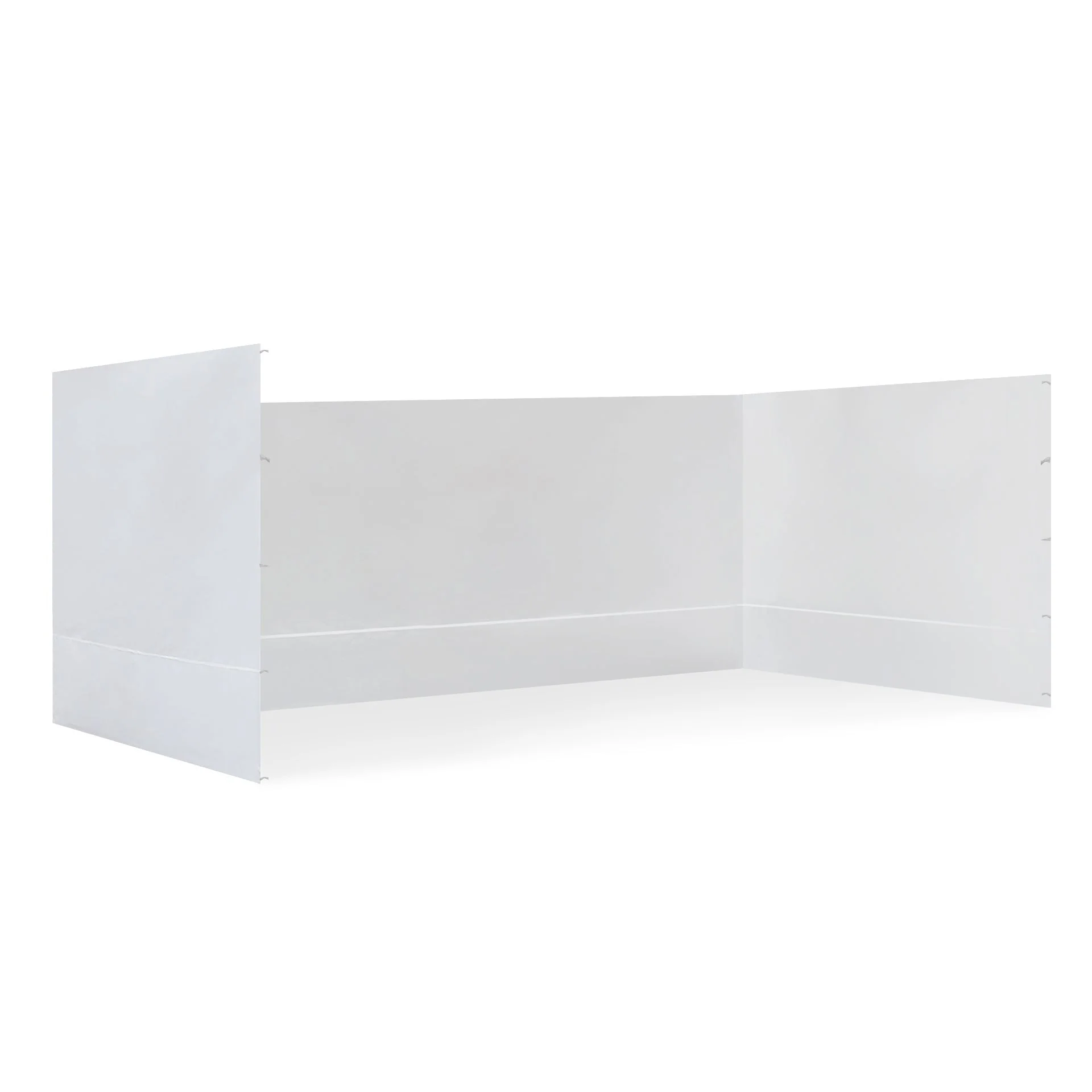 Toughout Breeze Gazebo Side Wall 3x4.5m - White - Image 5