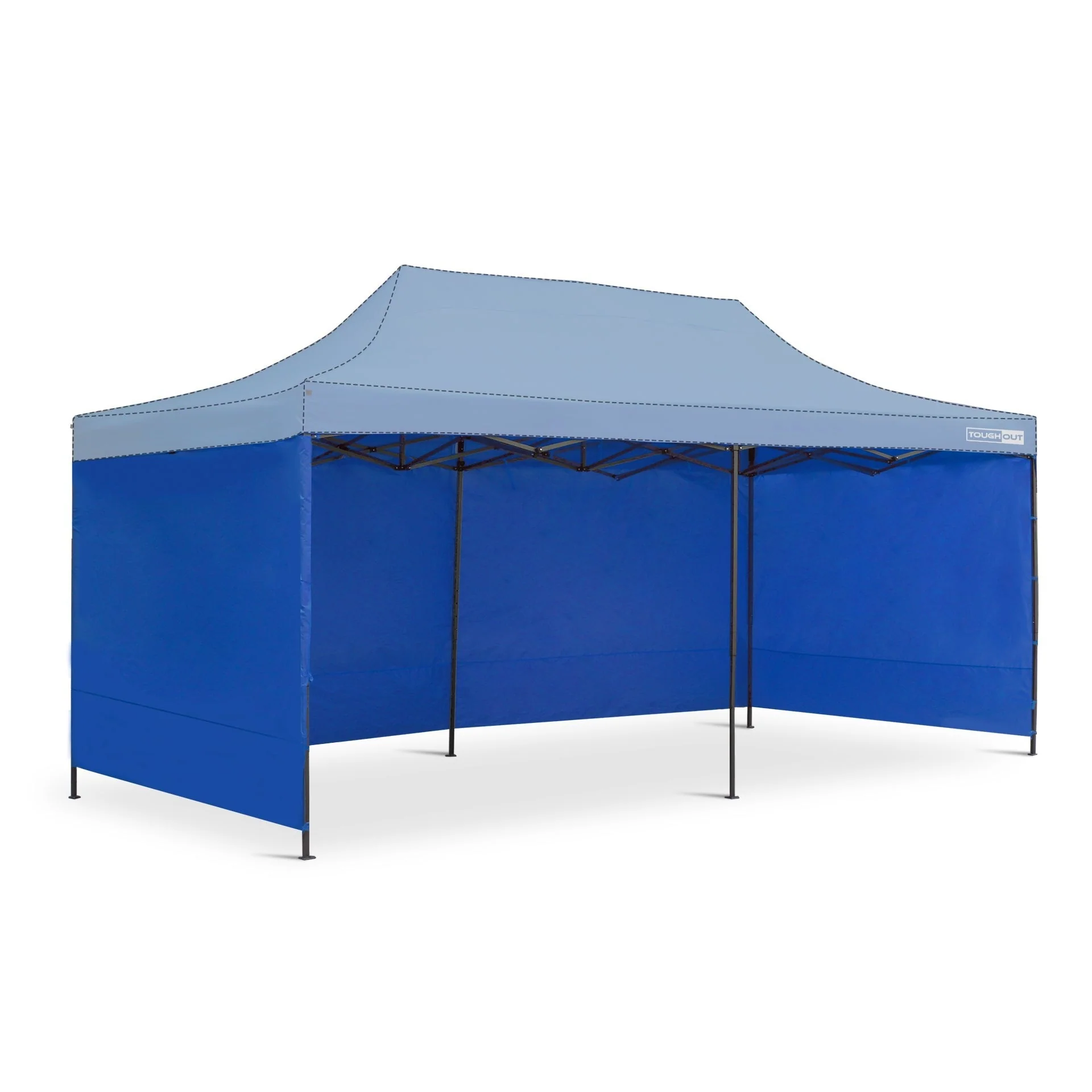 Toughout Breeze Gazebo Side Wall 3x6m - Blue - Image 2