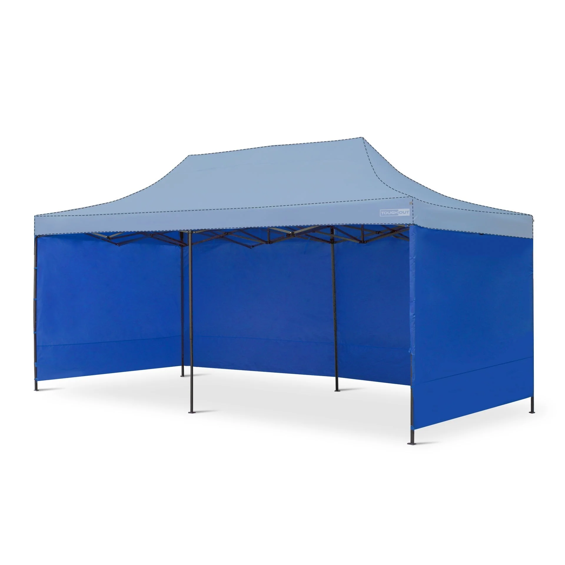 Toughout Breeze Gazebo Side Wall 3x6m - Blue - Image 3