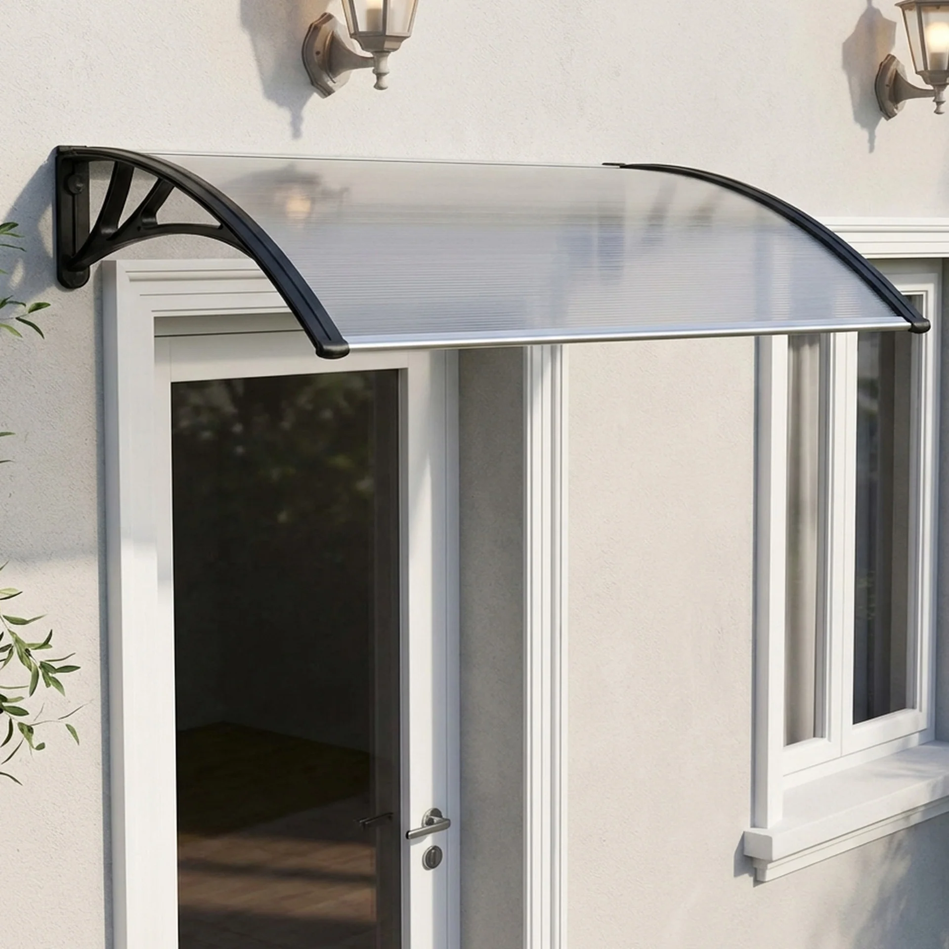 Toughout Canopy Awning Door Window Awning 1.5m x 1m