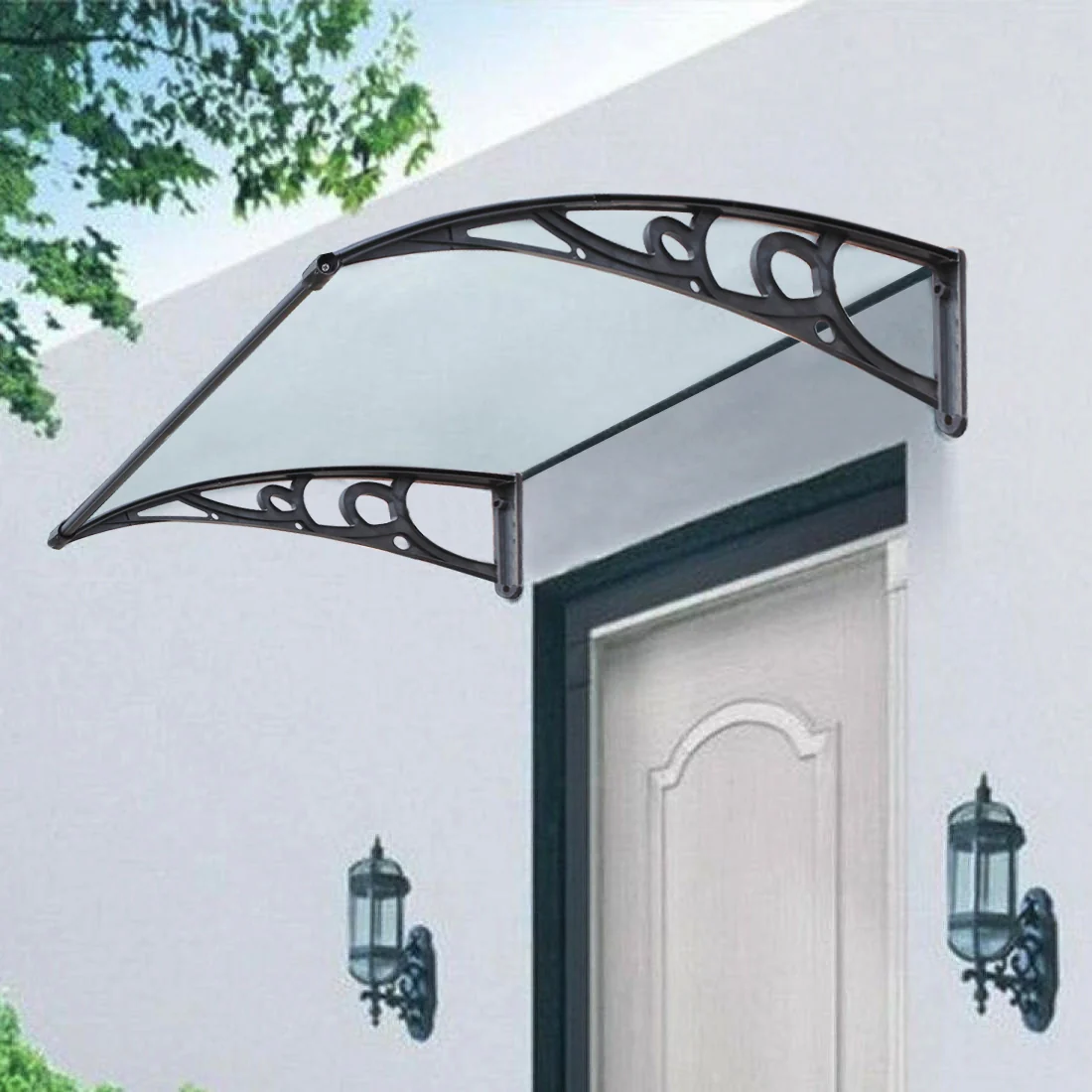 TOUGHOUT Canopy Awning Door Window Awning 1.5m x 1m - Image 2