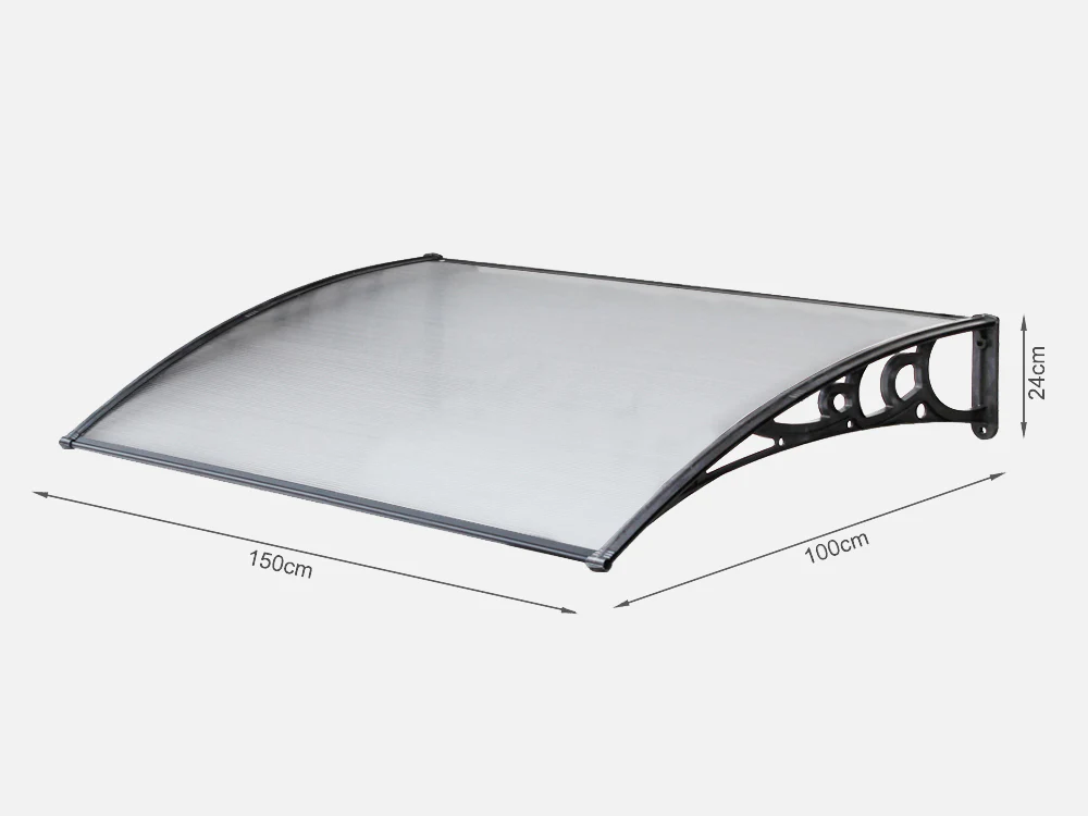 TOUGHOUT Canopy Awning Door Window Awning 1.5m x 1m - Image 9