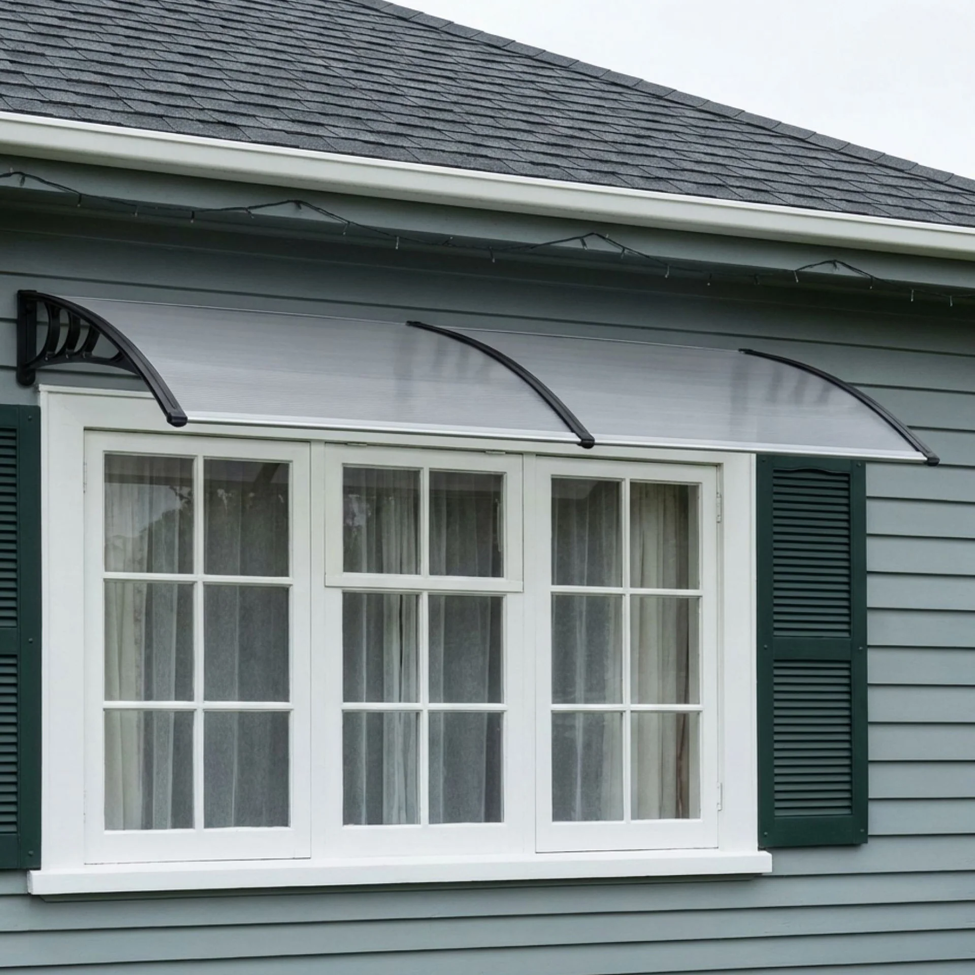 Toughout Canopy Awning Door Window Awning 2.4m x 0.8m