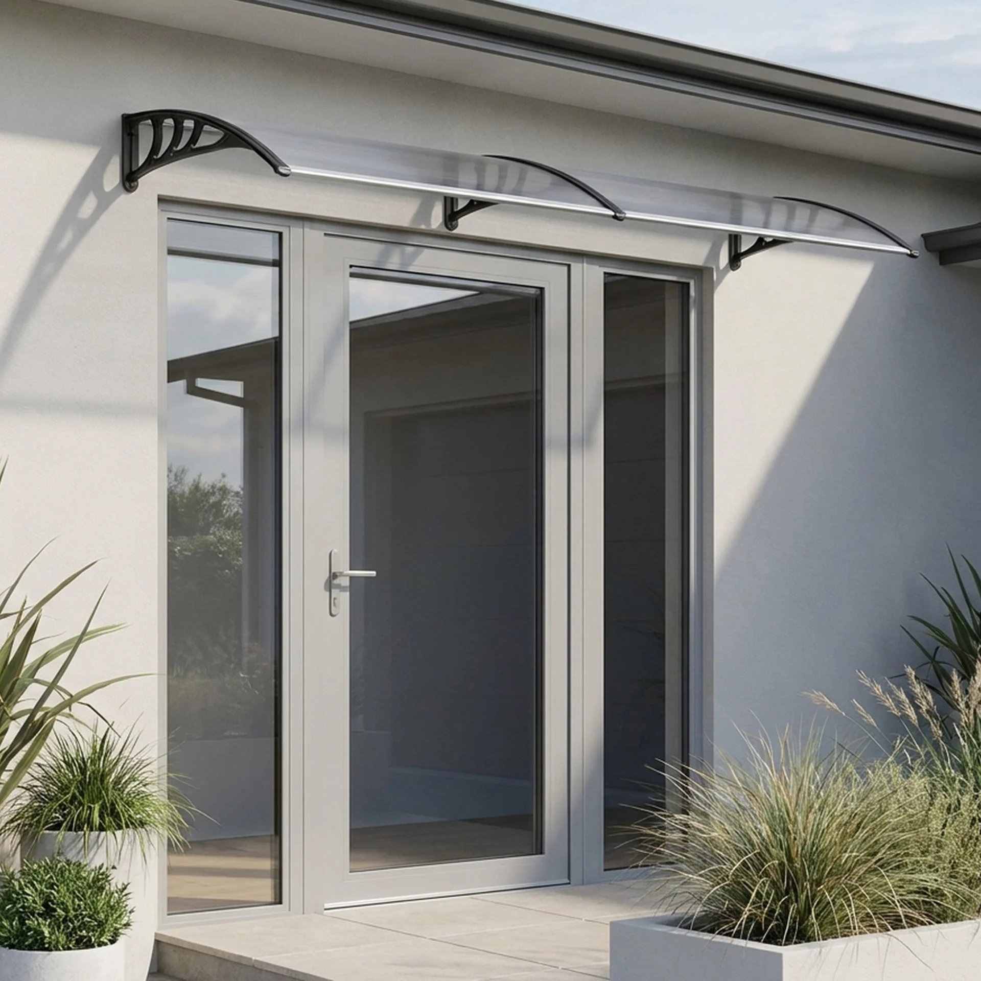 Toughout Canopy Awning Door Window Awning 2.4m x 0.8m - Image 3