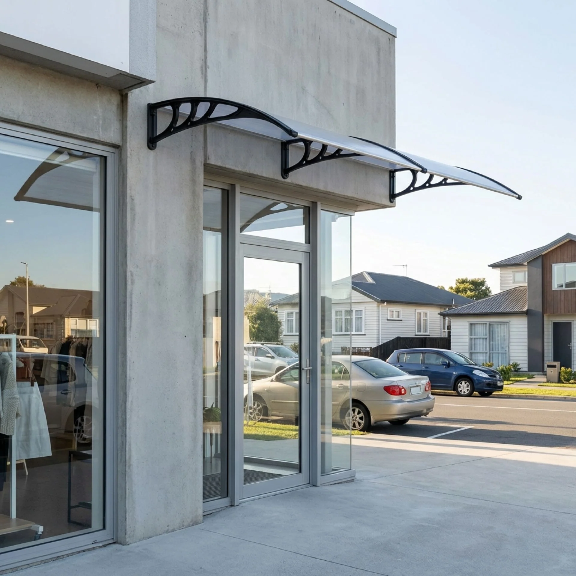 Toughout Canopy Awning Door Window Awning 2.4m x 0.8m - Image 5