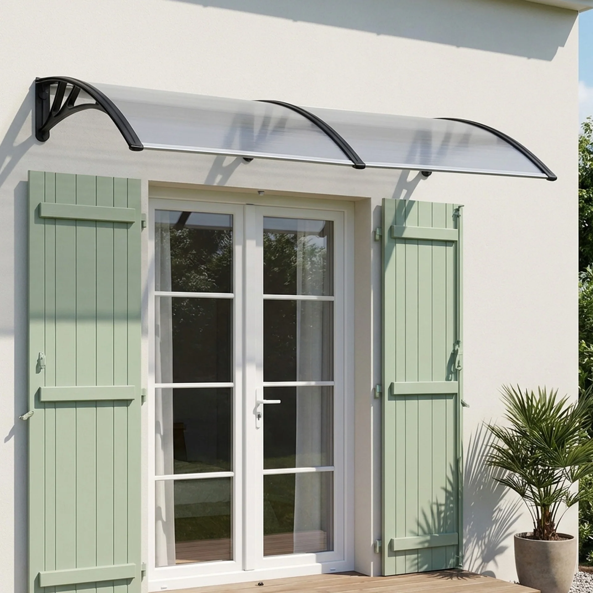 Toughout Canopy Awning Door Window Awning 2m x 1m