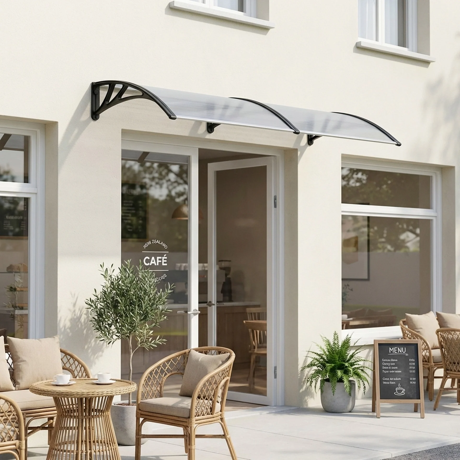 Toughout Canopy Awning Door Window Awning 2m x 1m - Image 3