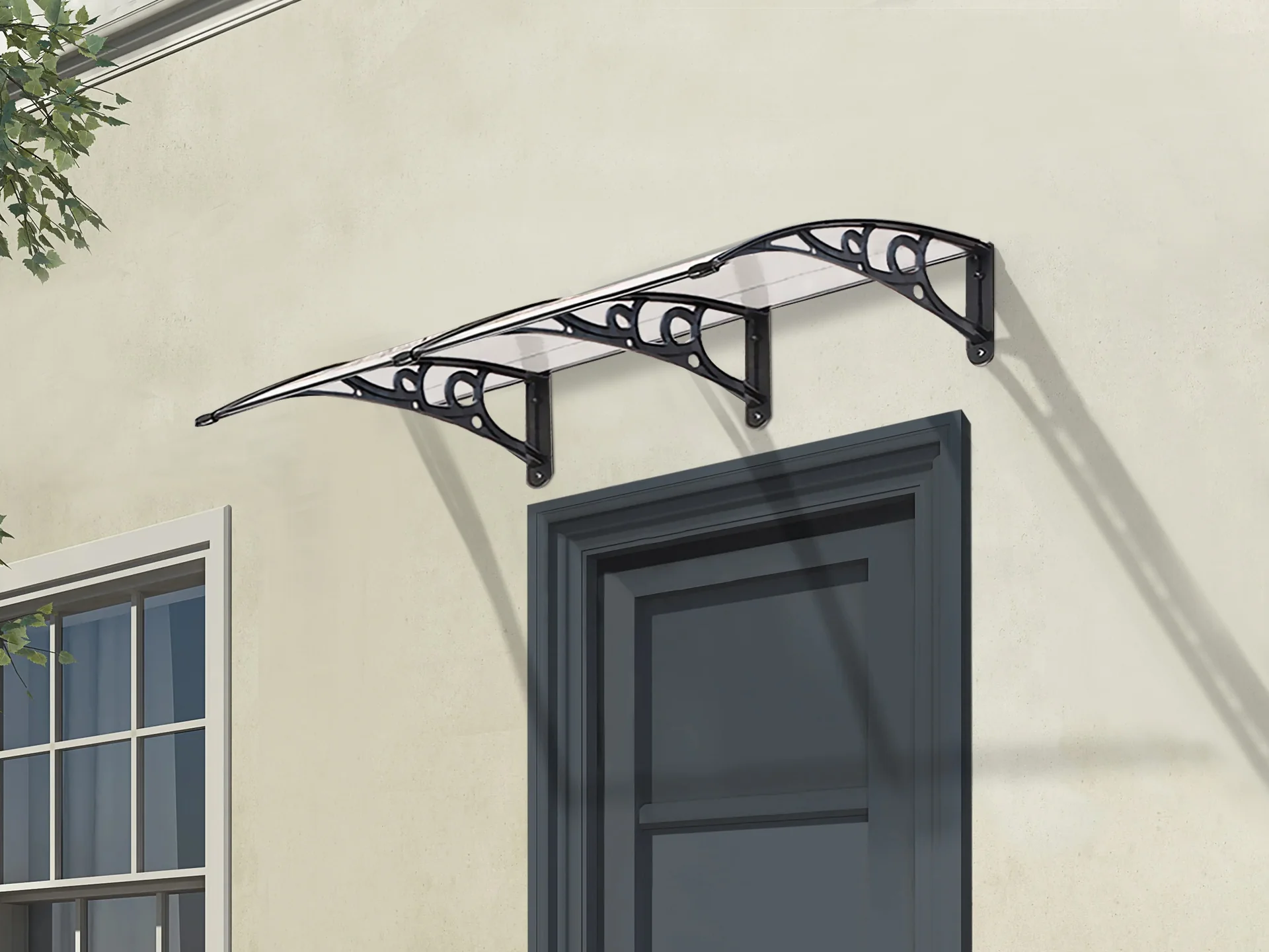 TOUGHOUT Canopy Awning Door Window Awning 2m x 1m
