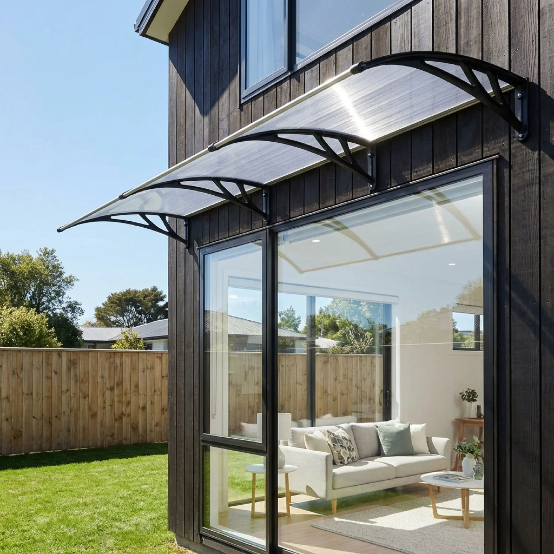 Toughout Canopy Awning Door Window Awning 3m x 1m - Image 3
