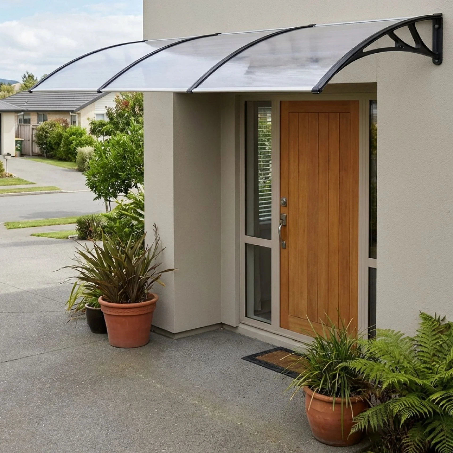 Toughout Canopy Awning Door Window Awning 3m x 1m - Image 4