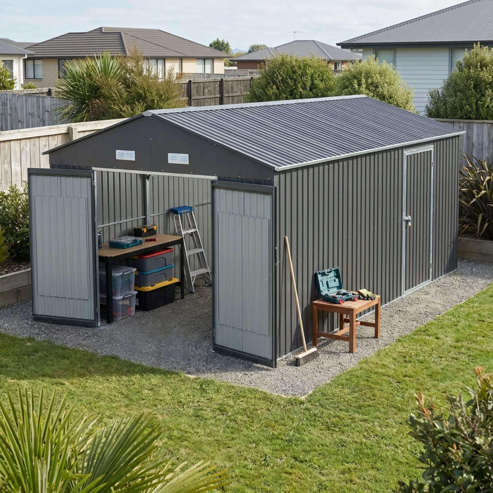 Toughout Car Garage Workshop 6m x 3m x 2.32m - Image 2