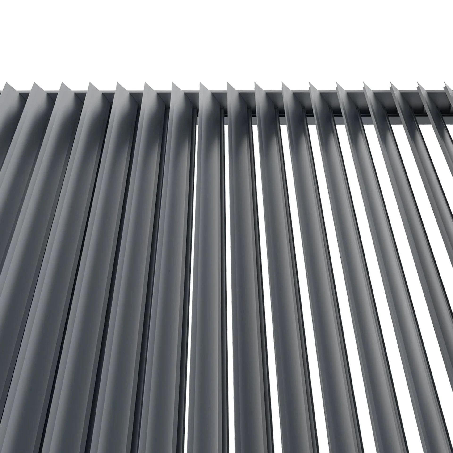 Toughout Manual Louvre Roof Aluminium Pergola 4m x 3m - Charcoal Grey - Image 13