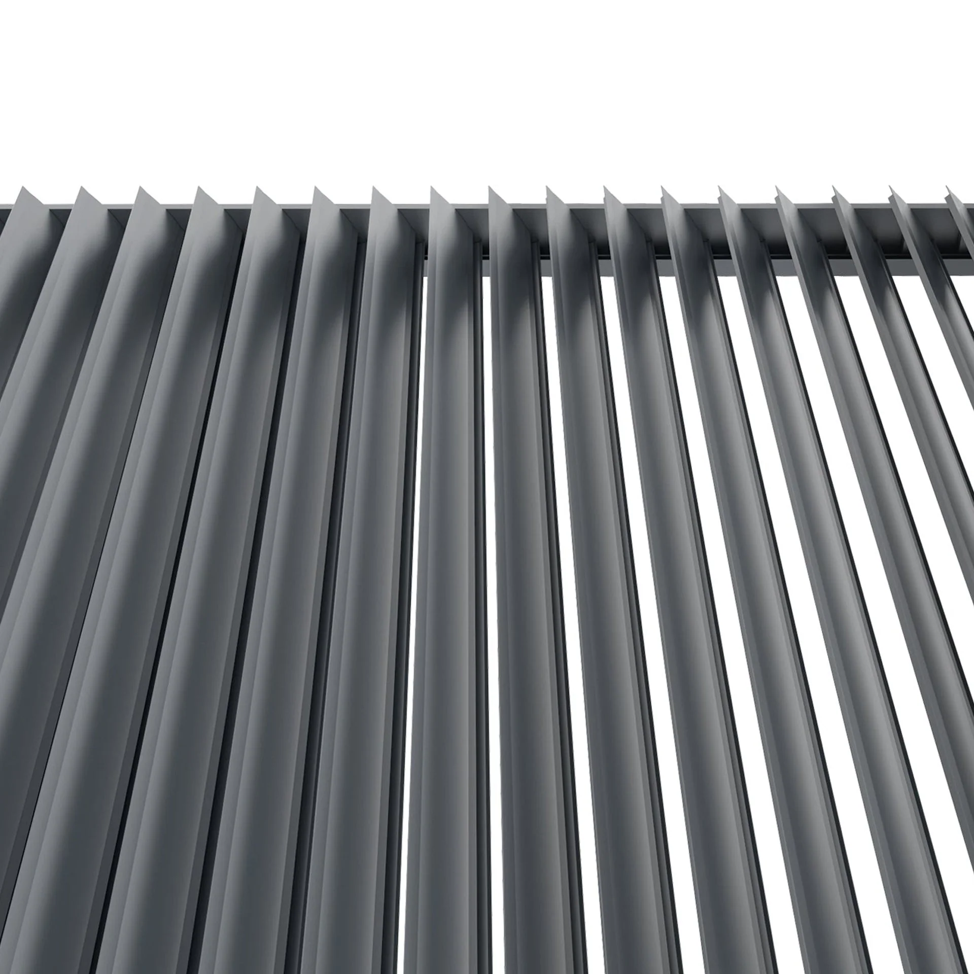 Toughout Manual Louvre Roof Aluminium Pergola 6m x 3m - Charcoal Grey - Image 15