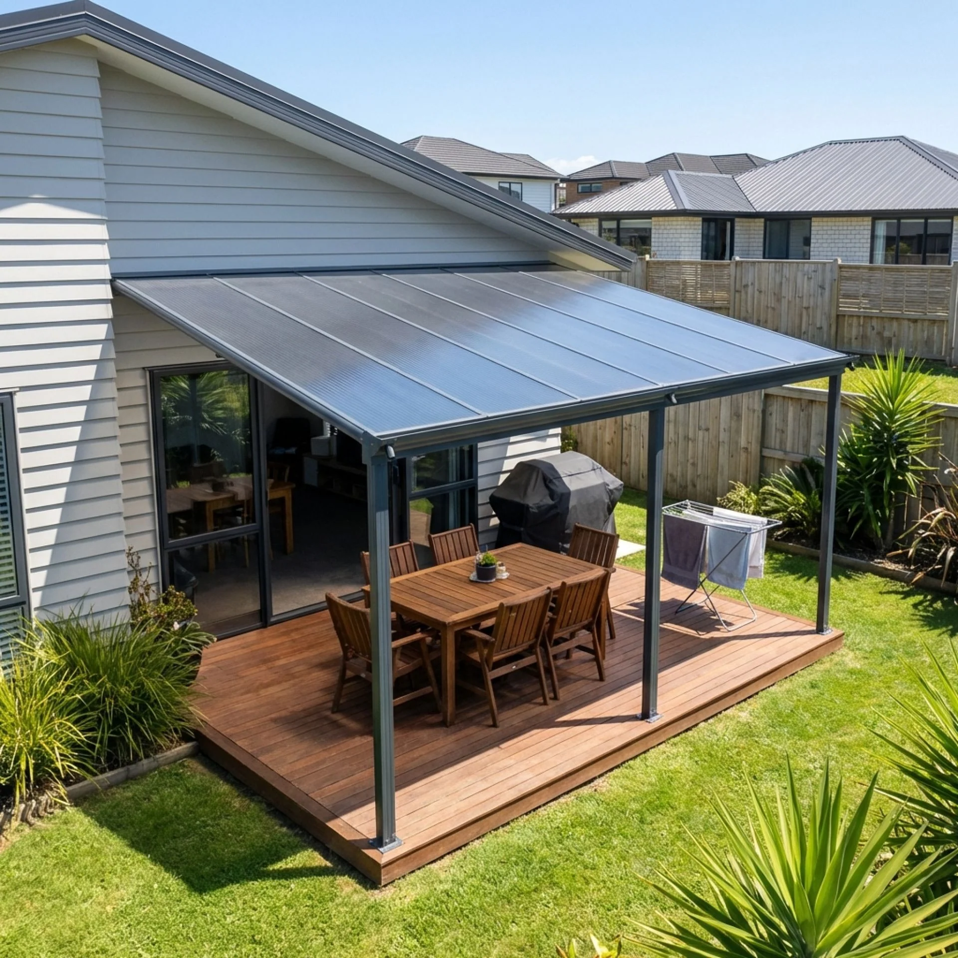 Toughout Patio Canopy Roof 3.7m x 3m - Image 2