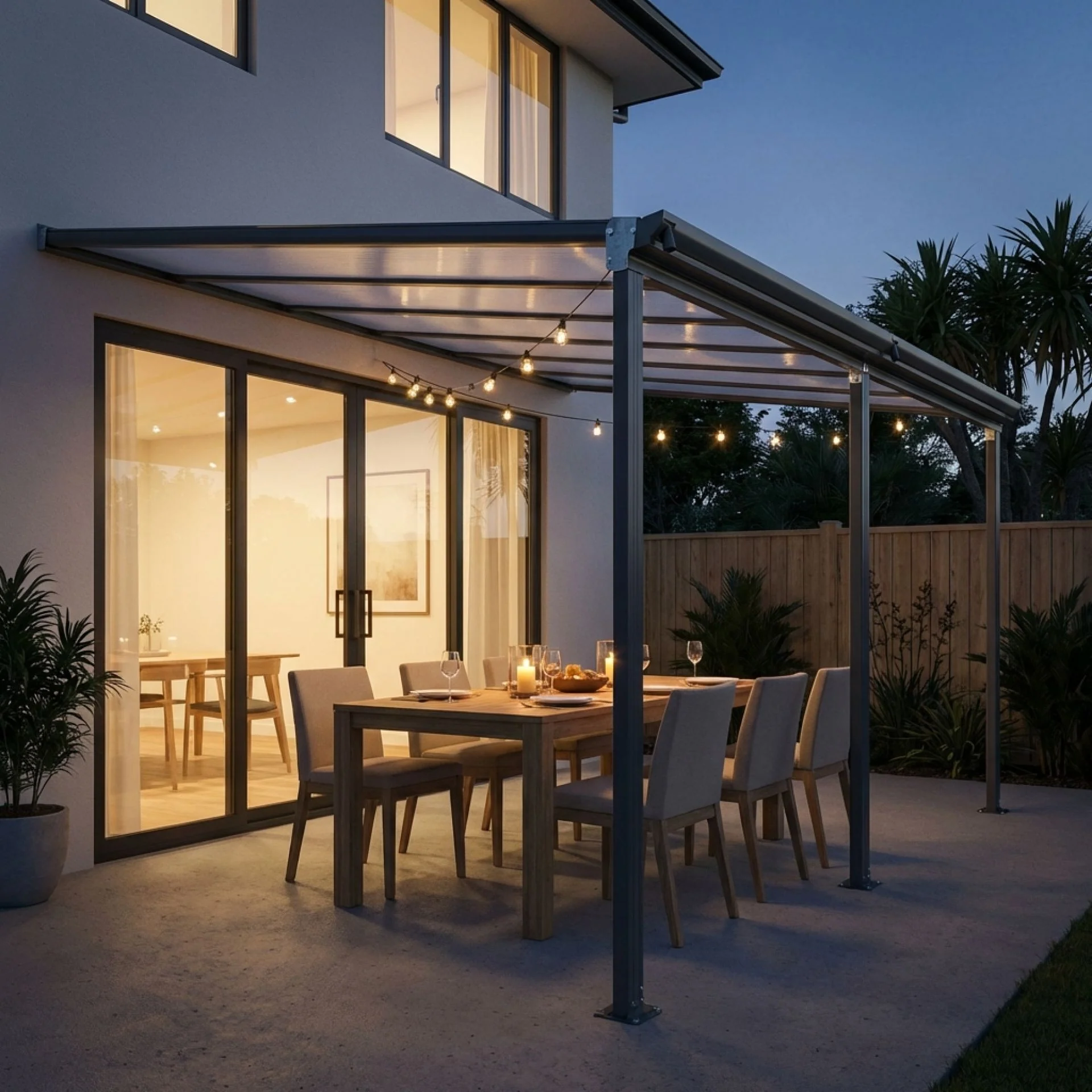 Toughout Patio Canopy Roof 3.7m x 3m - Image 3