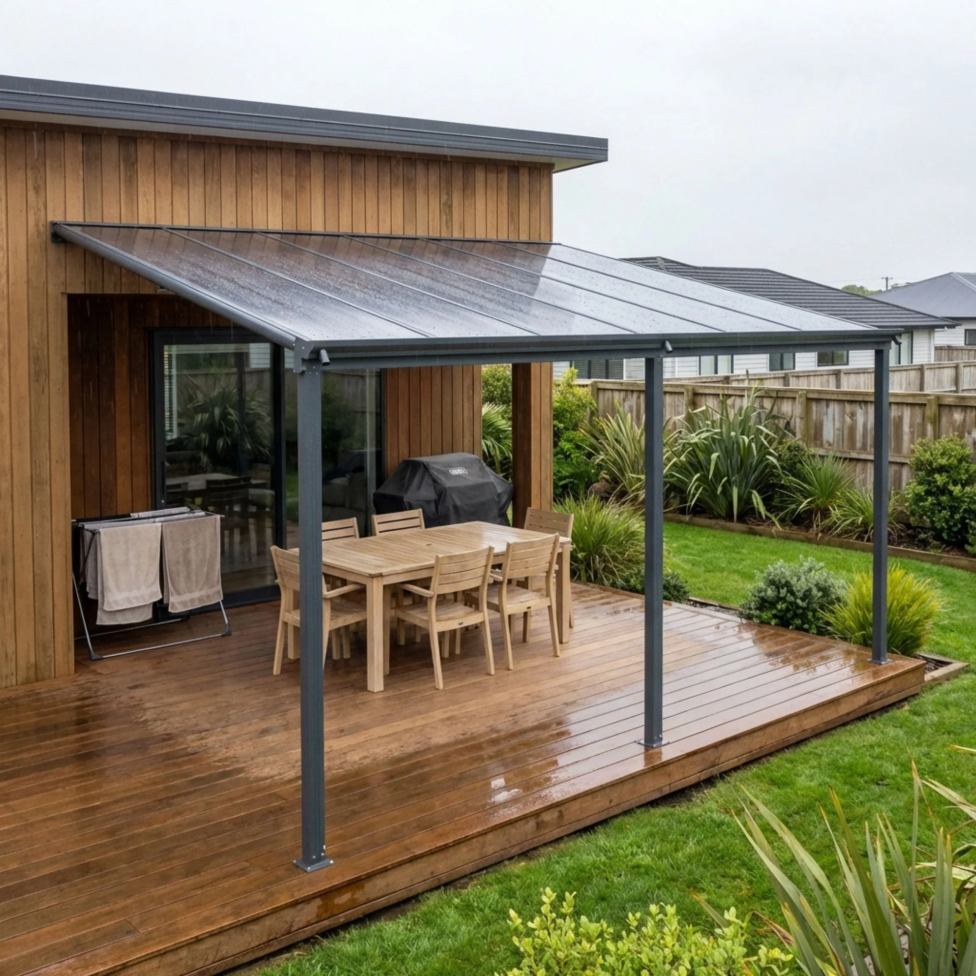Toughout Patio Canopy Roof 3.7m x 3m - Image 4
