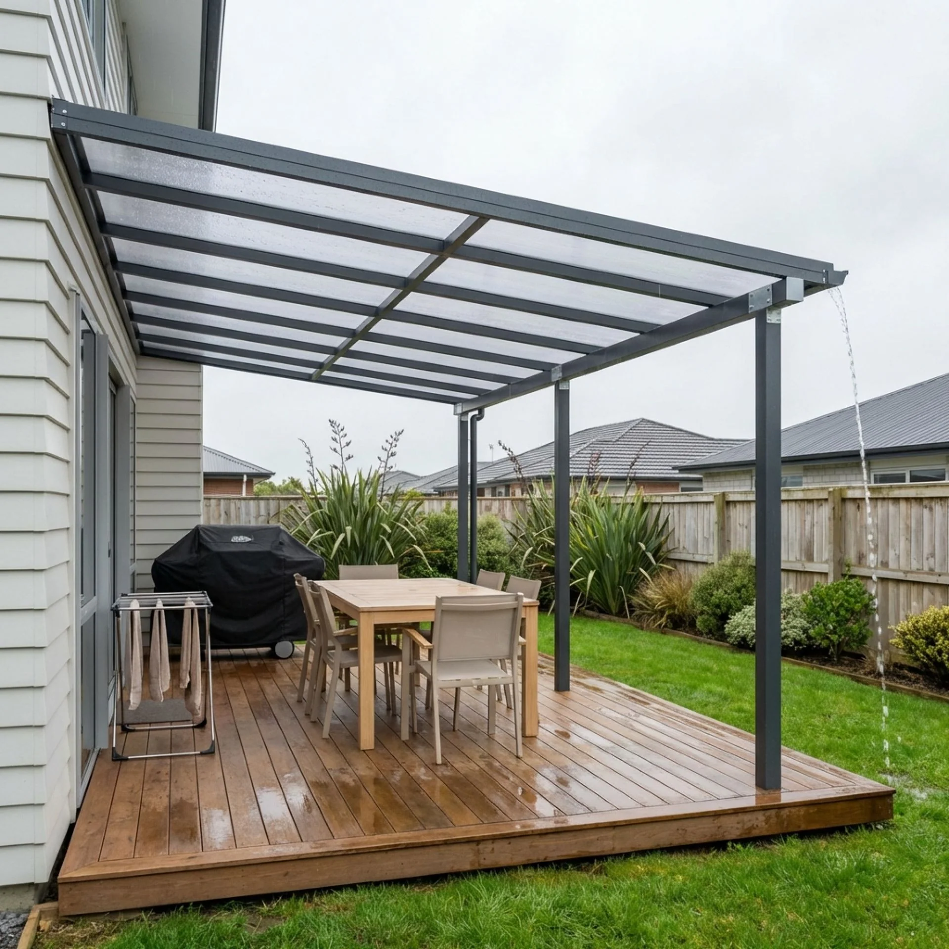 Toughout Patio Canopy Roof 3.7m x 3m - Image 5