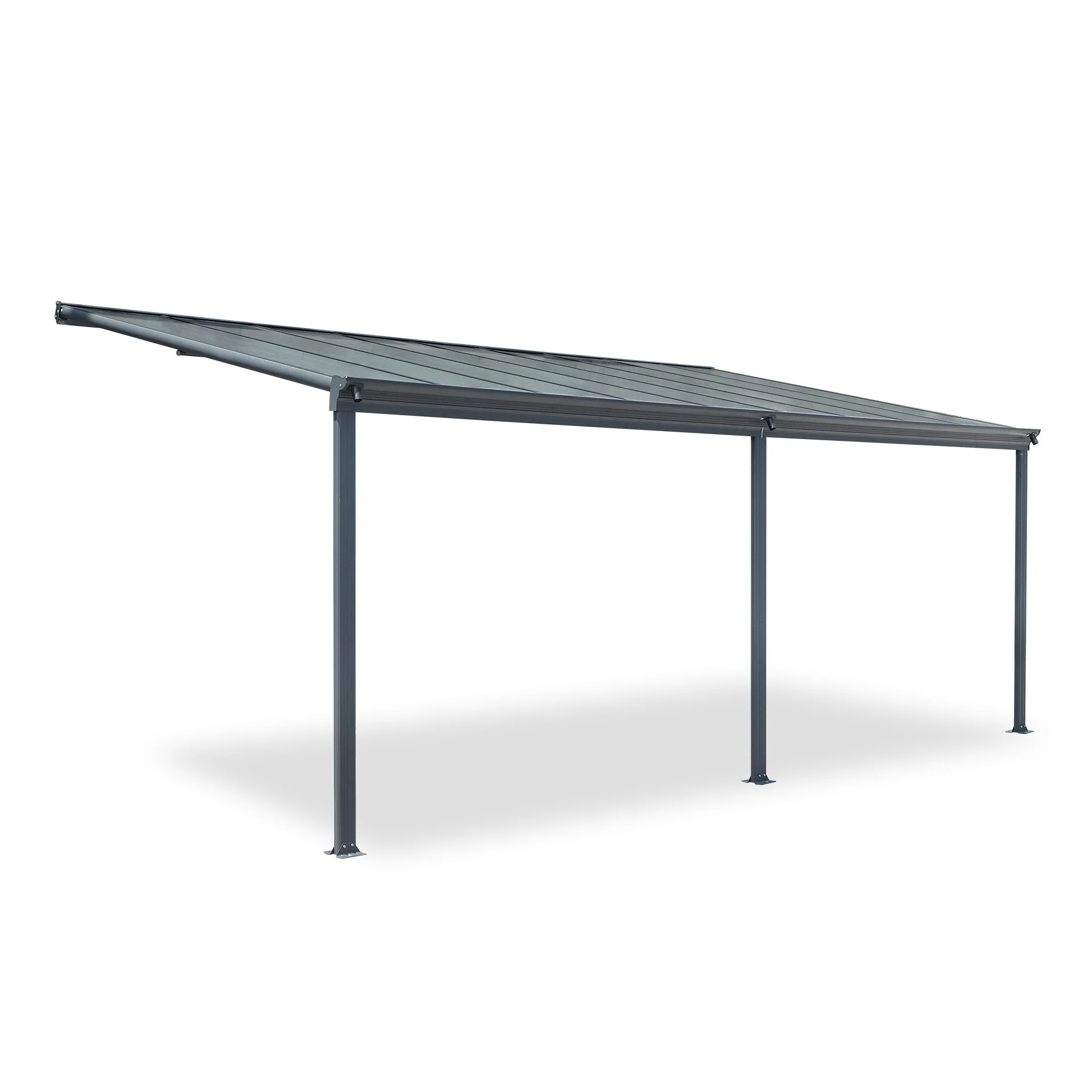 Toughout Patio Canopy Roof 5.57m x 3m - Charcoal Grey - Image 7