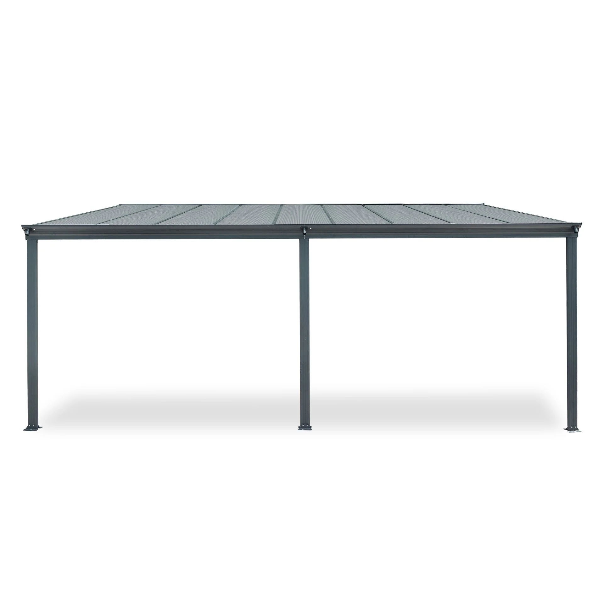 Toughout Patio Canopy Roof 5.57m x 3m - Charcoal Grey - Image 8