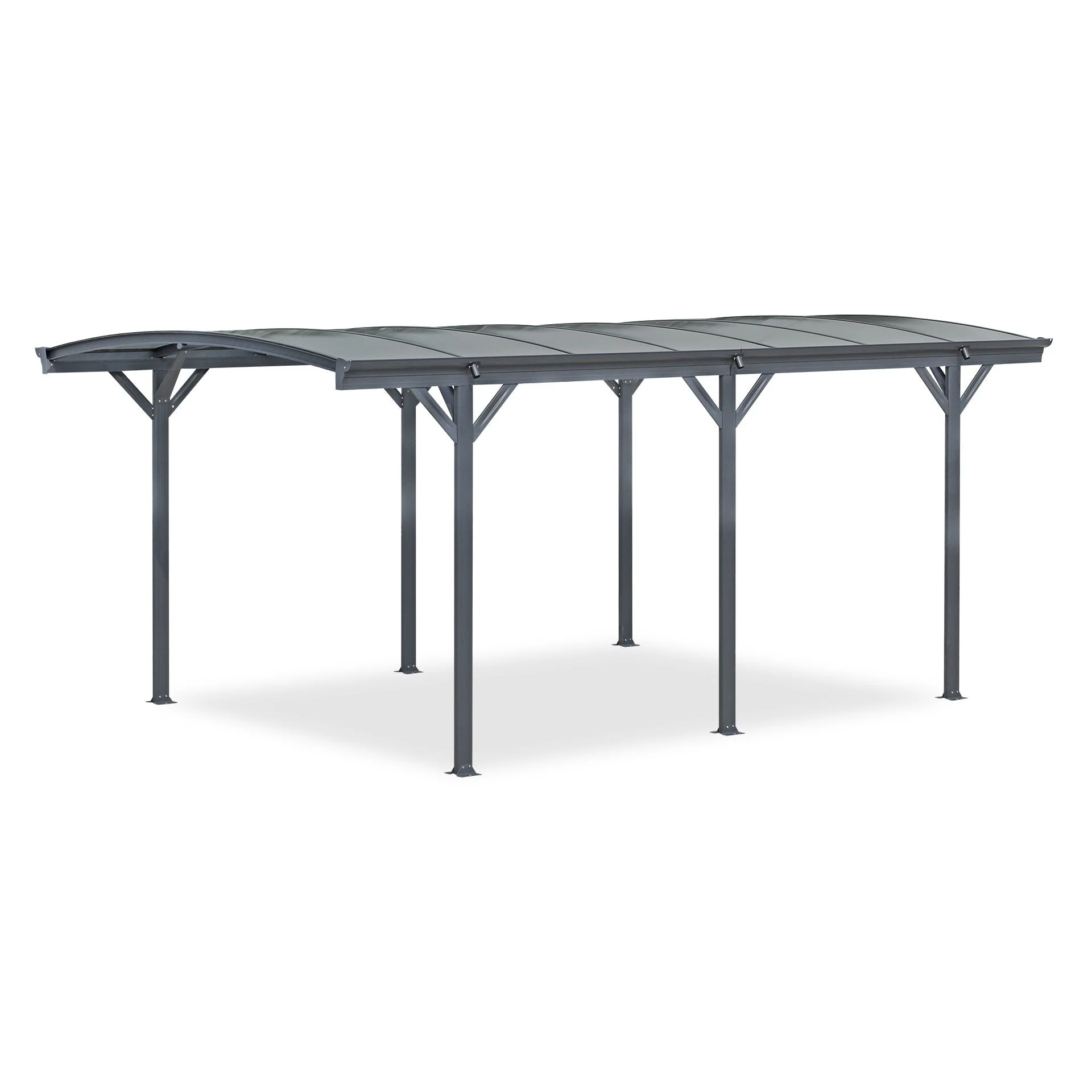 Toughout Patio Carport Canopy Curved Roof 5.06m x 3m - Image 11