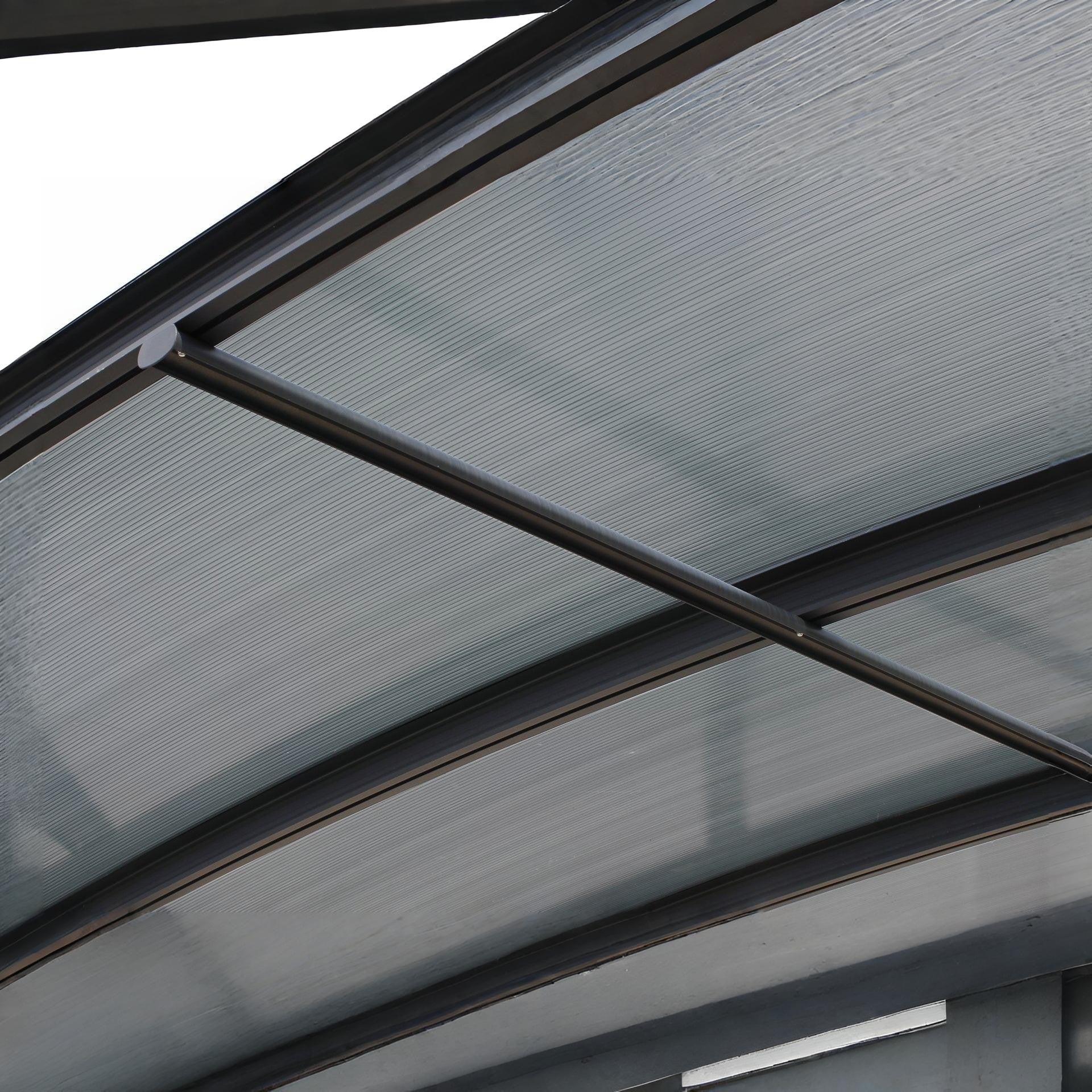 Toughout Patio Carport Canopy Curved Roof 5.06m x 3m - Image 13