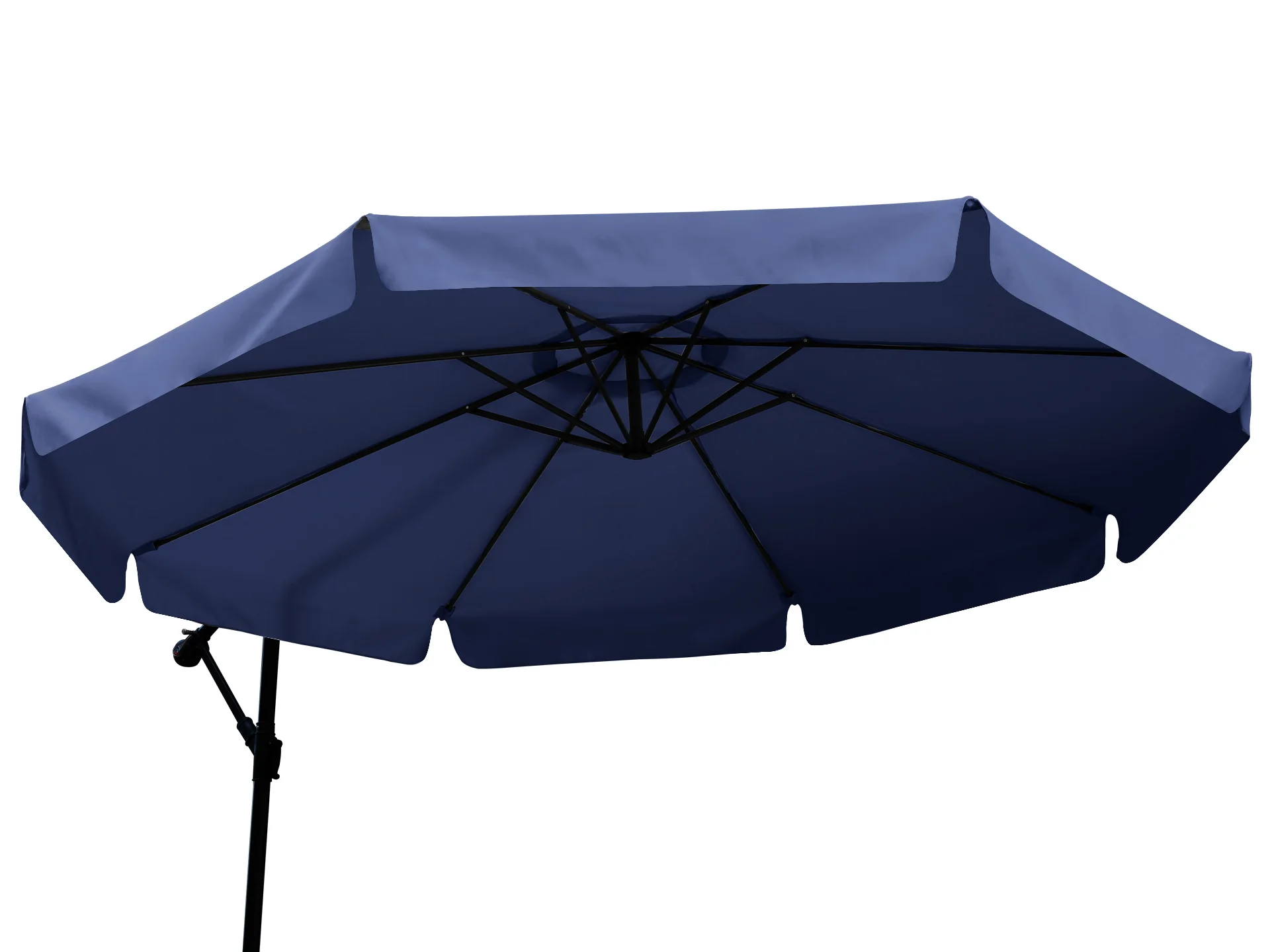 Toughout Puriri Outdoor Cantilever Umbrella 3m - Navy - Image 5