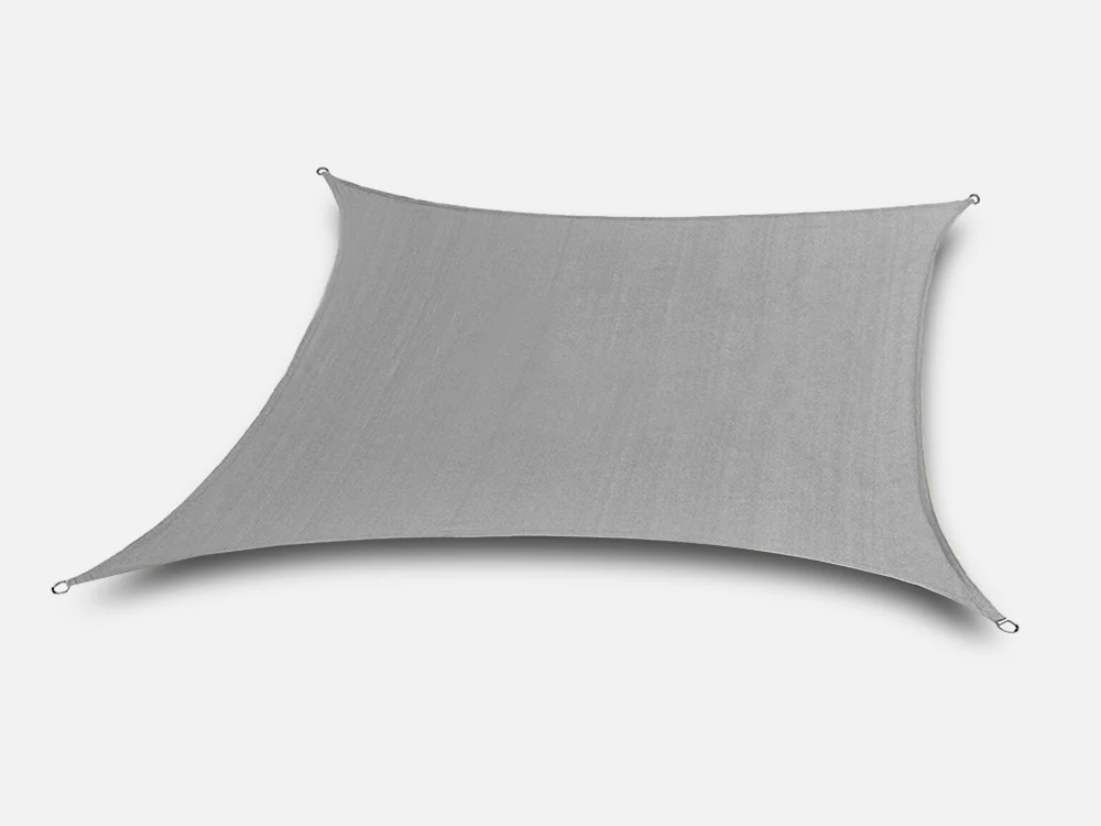 TOUGHOUT Shade Sail Rectangle 3m x 4m - GREY - Image 6
