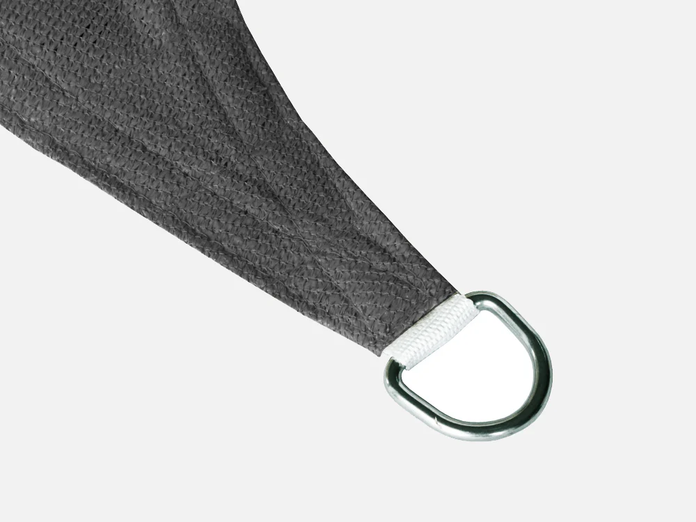 TOUGHOUT Shade Sail Square 5m x 5m - CHARCOAL - Image 6
