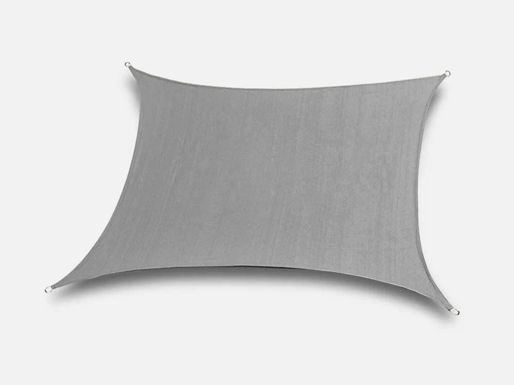 TOUGHOUT Shade Sail Square 5m x 5m - GREY - Image 3