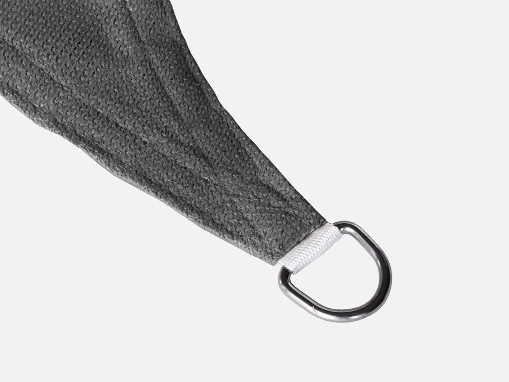 TOUGHOUT Shade Sail Triangle 3.6m x 3.6m x 3.6m - CHARCOAL - Image 4