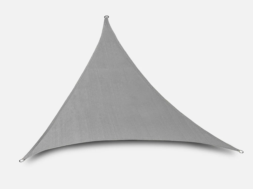 TOUGHOUT Shade Sail Triangle 3.6m x 3.6m x 3.6m - GREY - Image 2