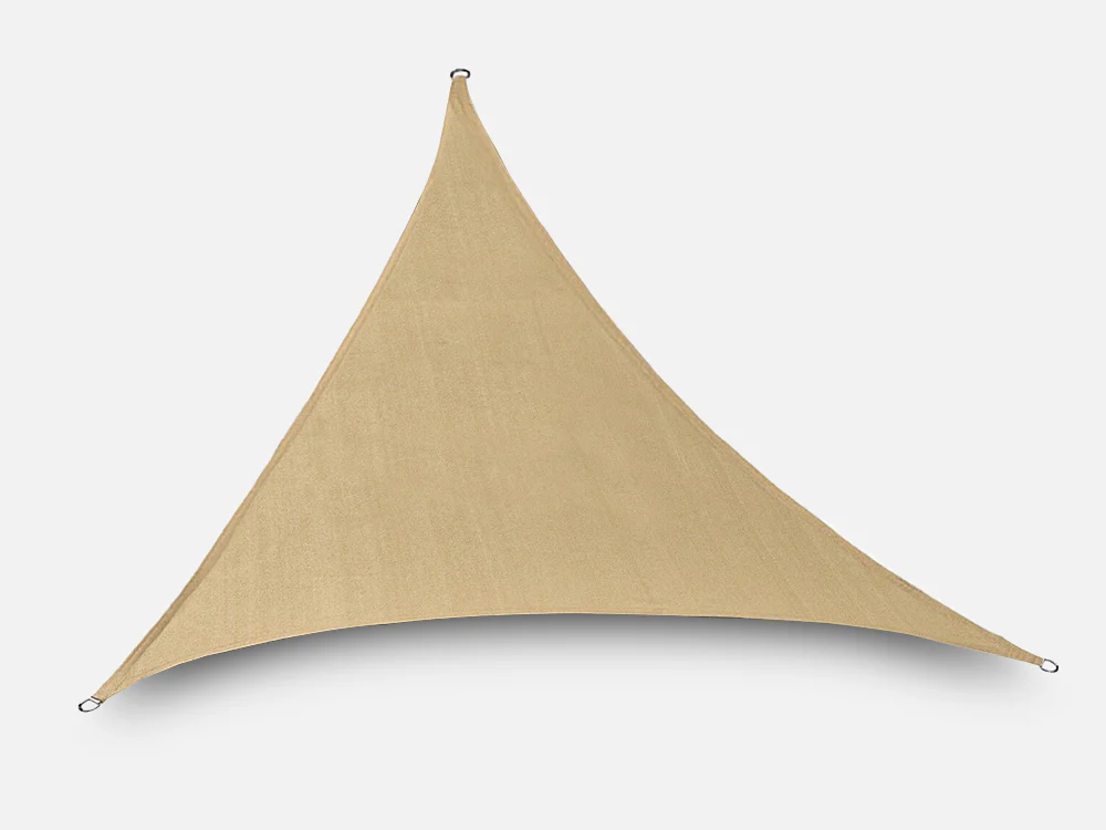 TOUGHOUT Shade Sail Triangle 5m x 5m x 5m - DESERT SAND - Image 2
