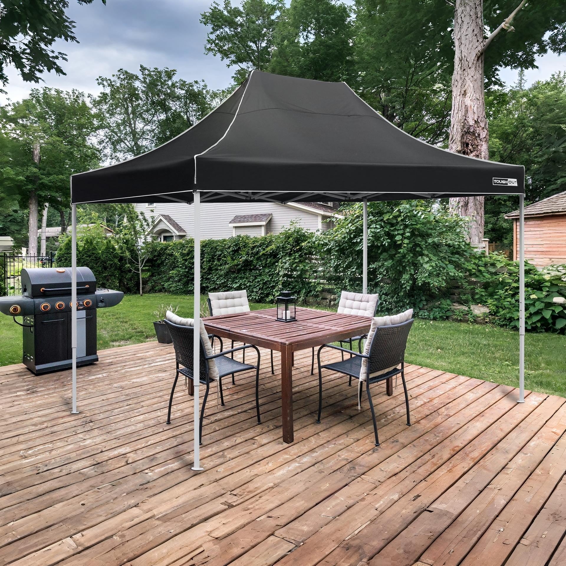 Toughout Thunderstorm Gazebo 3 x 4.5m - Black