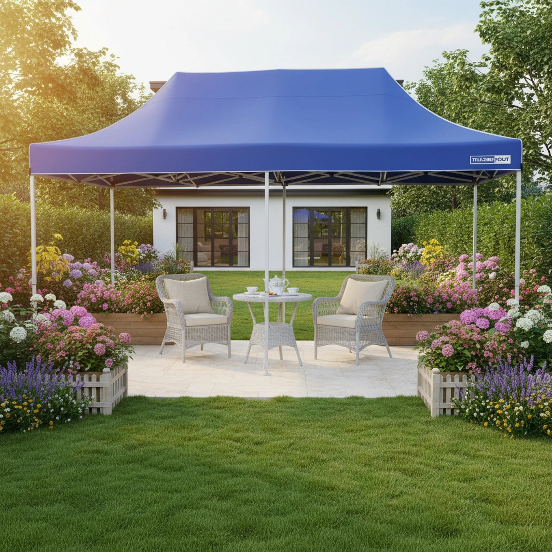 Toughout Thunderstorm Gazebo 3 x 6m - Blue - Image 3